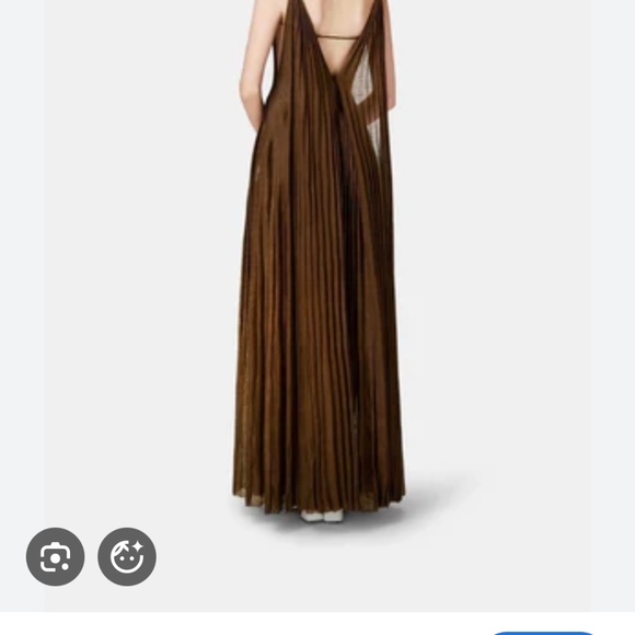 Monstand Chocolate Linen Maxi Dress Size Medium NWT - Picture 4 of 5